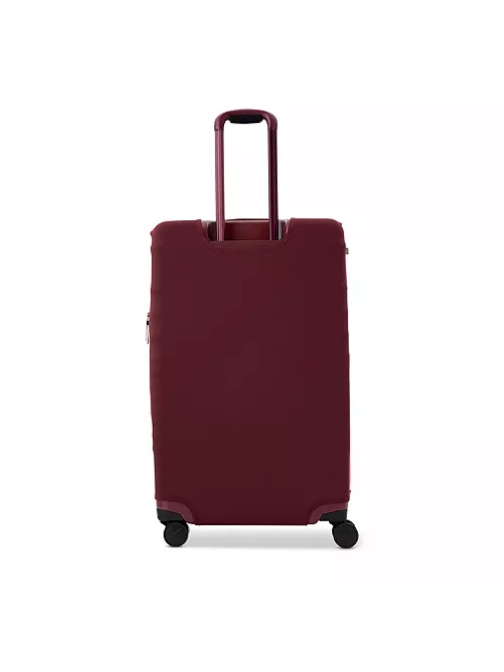 BÉIS The Large Check-in Roller Luggage Cover in Burgundy - Picture 2 of 6